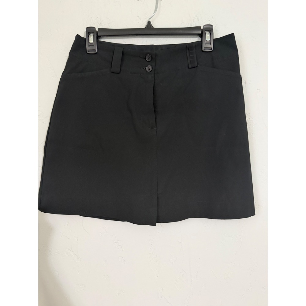 Nike Golf NikeFit DRY Black Skort Womens Size 6P Petite Athletic Tennis Skirt